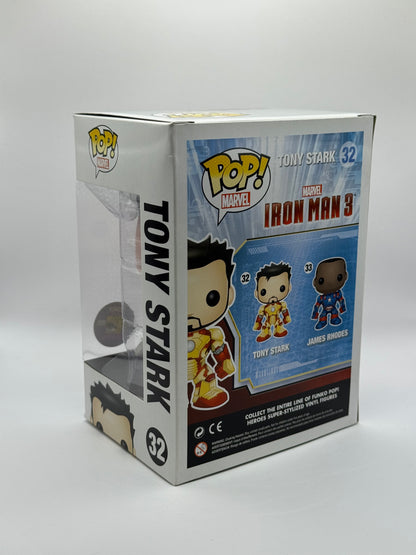 Funko Pop! Tony Stark Unmasked SDCC 2013 Limited Edition Iron Man 3 Marvel #32