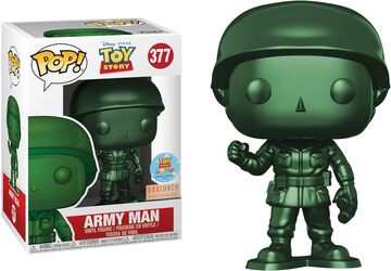 Funko Pop! Vinyl: Pixar - Army Man (Metallic) - Box Lunch (Exclusive) #377