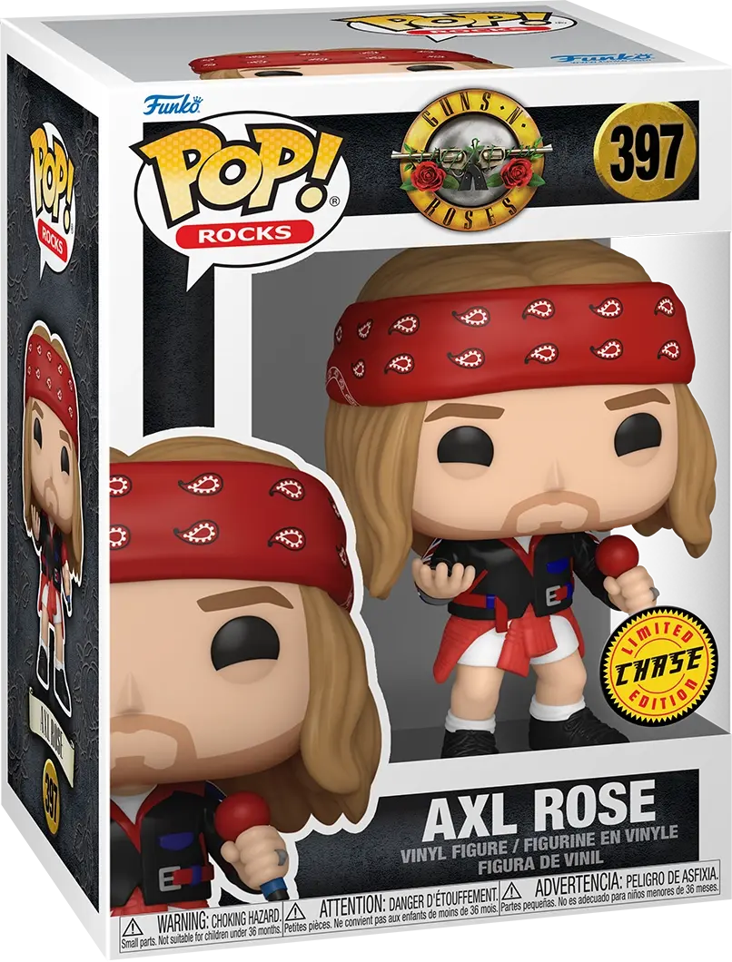 Funko POP! Guns N Roses Axl Rose #397 Chase Limited Edition
