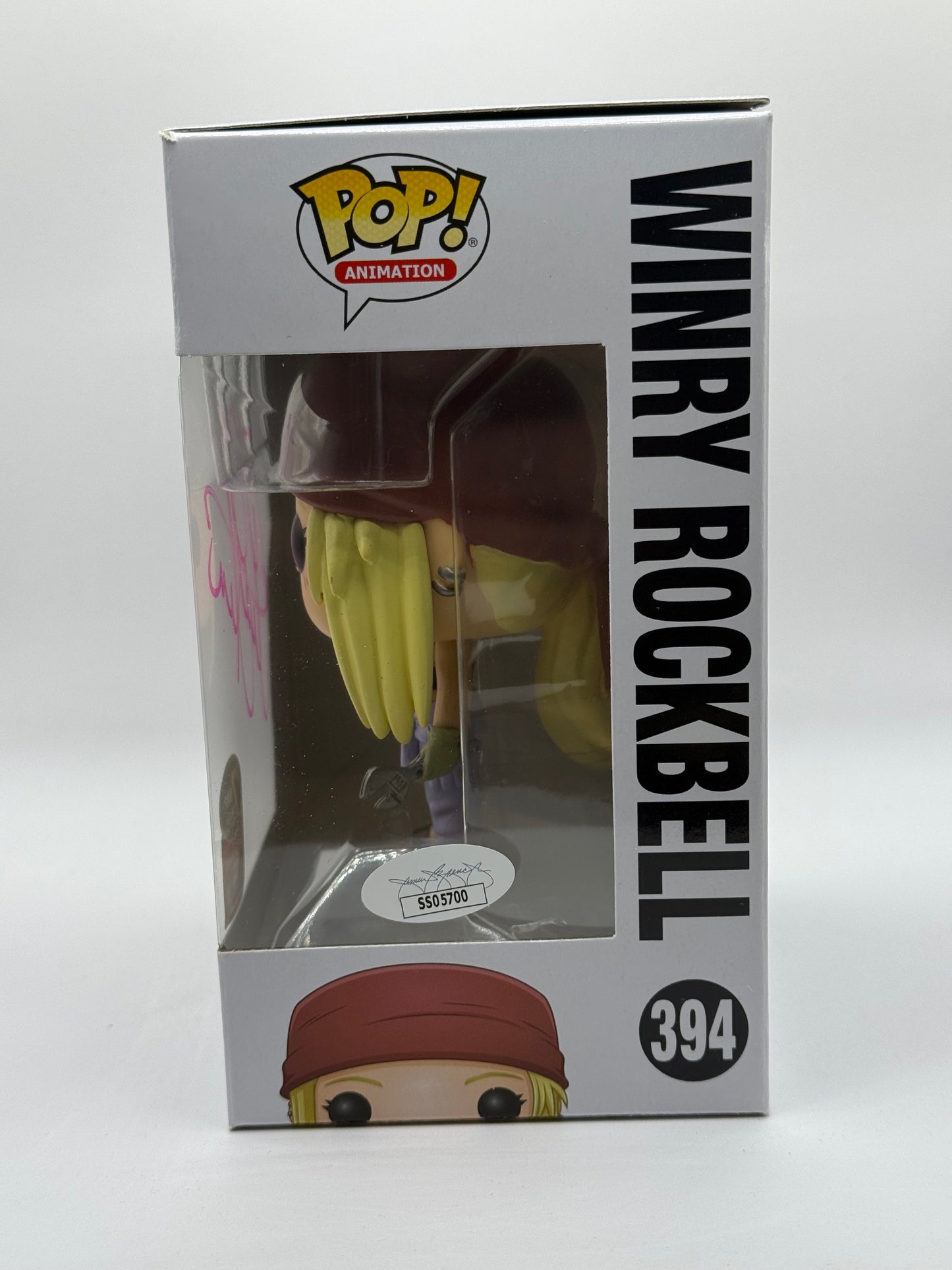 Full Metal Alchemist Winry Rockbell #394! 7BAP Signature Series Funko Pop Signed by Caitlin Glass