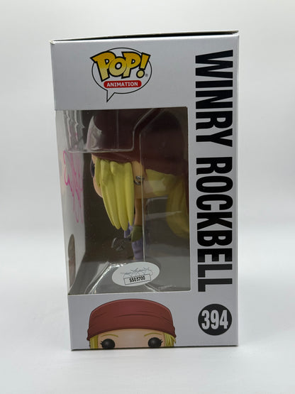 Full Metal Alchemist Winry Rockbell #394! 7BAP Signature Series Funko Pop Signed by Caitlin Glass