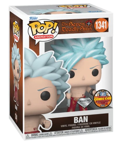 Funko Pop! The Seven Deadly Sins Ban #1341 Diamond Bahrain Comic Con 2023
