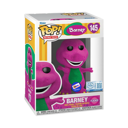 *PRE-ORDER* Funko Pop! Vinyl: Barney The Dinosaur - Barney Flocked Gemini Collectibles Exclusive