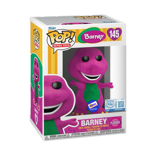 *PRE-ORDER* Funko Pop! Vinyl: Barney The Dinosaur - Barney Flocked Gemini Collectibles Exclusive