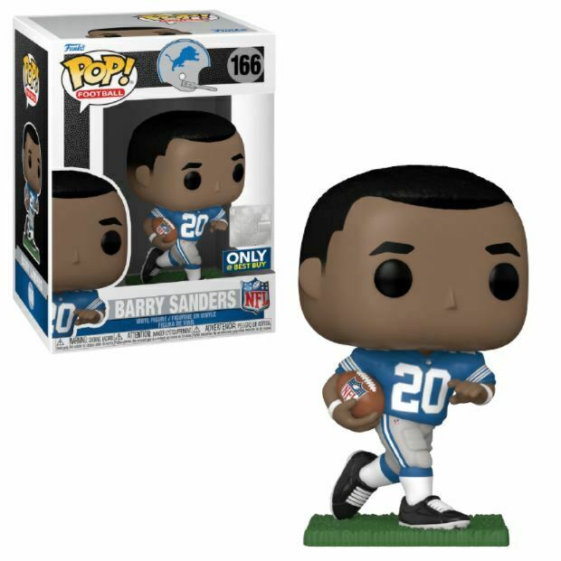 Funko Pop! Vinyl: NFL Detroit Lions - Barry Sanders - Best Buy (Exclusive) #166