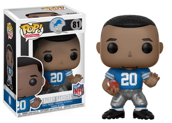Funko Pop! Vinyl: Barry Sanders (Lions Home) #81