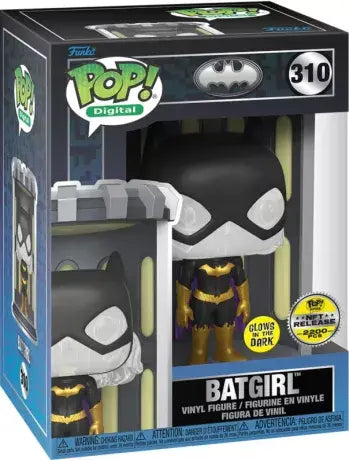 Funko Pop! Digital #310 Batman Batgirl GITD Legendary LE 2200