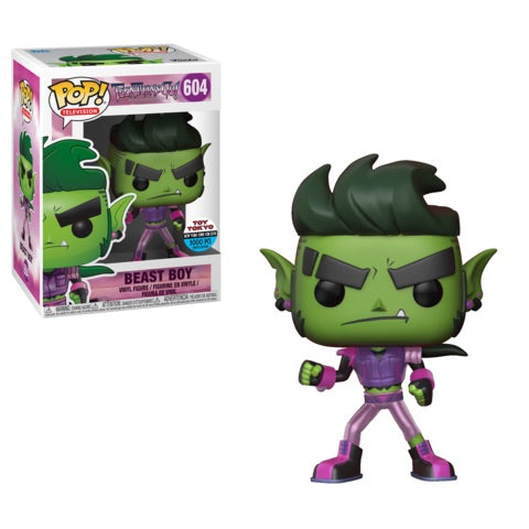 Funko Pop! DC Teen Titans Go! 604 Beast Boy NYCC 3000 Exclusive Toy Tokyo 2018
