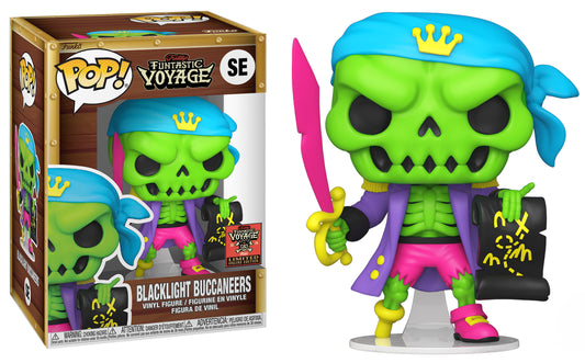 Funko Funtastic Voyage Pop Blacklight Buccaneers LE Box Of Fun 2024