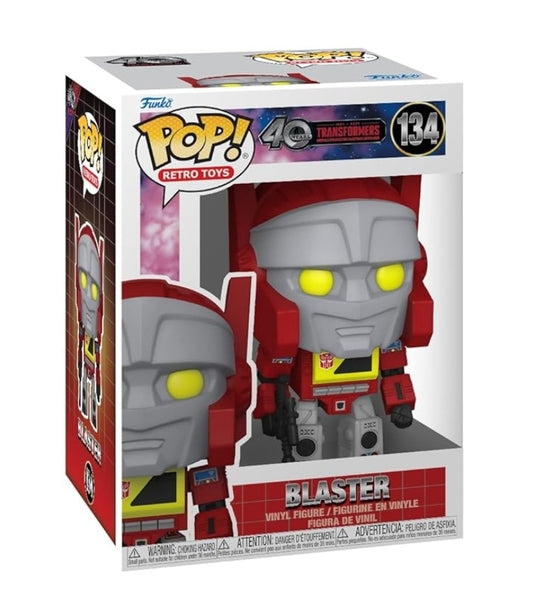 Funko Pop! Vinyl: Blaster #134 Transformers Retro Toys