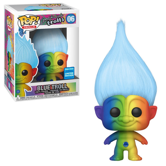 Funko POP! Good Luck Trolls Blue Troll #06 WonderCon 2020 Exclusive
