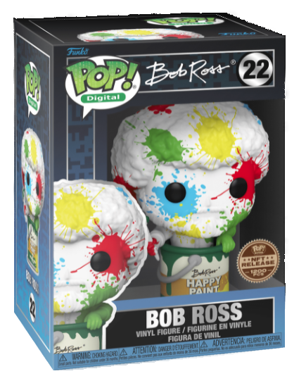 Funko Pop! Bob Ross Paint Can 22 Digital LE 1200 Pieces
