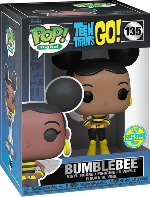 Funko Pop! Digital: Teen Titans Go! - Bumblebee Legendary #135 LE 1800