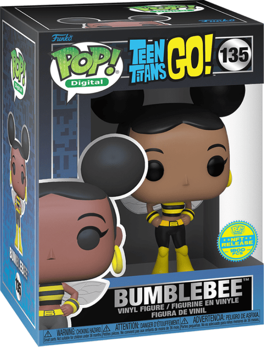 Funko Pop! Digital: Teen Titans Go! - Bumblebee Legendary #135 LE 1800