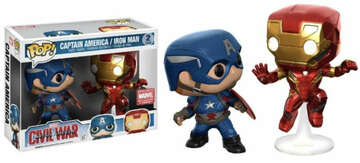 Funko POP! Figure - Captain America: Civil War - C.A. & IRON MAN (2-Pack) (Excl)