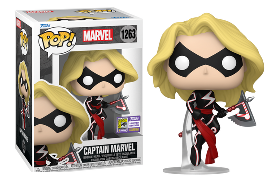 2023 SDCC Funko POP! Marvel CAPTAIN MARVEL Official CON STICKER 1263