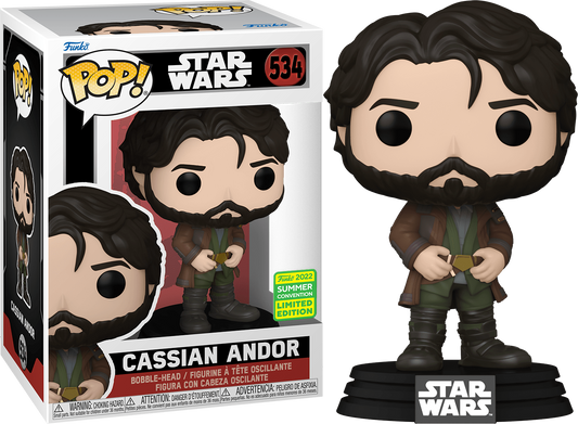 Funko POP! Star Wars: Cassian Andor #534 2022 SDCC Shared Target Exclusive