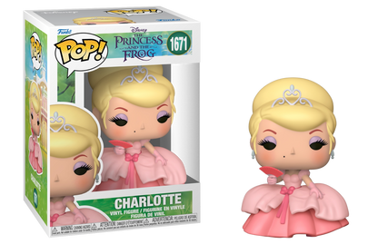 Funko Pop! Princess and the Frog Charlotte Vinyl Figure #1671 (1 in 6 Chance at Chase)