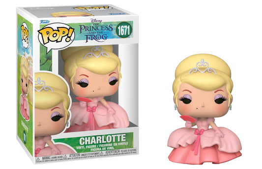 Funko Pop! Princess and the Frog Charlotte Vinyl Figure #1671 (1 in 6 Chance at Chase)