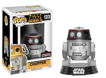 Funko Pop! Star Wars Rebels Chopper #133 Star Wars Celebration Exclusive 2017