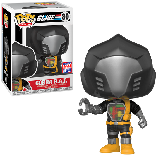 Funko POP! G.I. Joe Cobra B.A.T. Battle Android Trooper FunKon #80 Exclusive