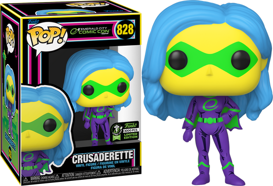 Funko Pop! Vinyl: Crusaderette (ECCC) - Emerald City Comic Con Black Light #828