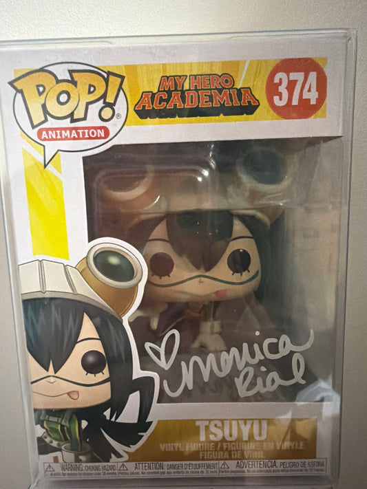 Funko Pop! My Hero Academia - Tsuyu #374 Signed JSA COA
