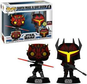 Funko Pop! Darth Maul & Gar Saxon 2 Pack Star Wars TARGET CON LE GLOW GITD