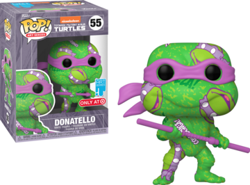 Funko Pop Art Series Teenage Mutant Ninja Turtles Target Exclusive Donatello #55