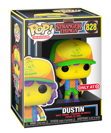 Funko Pop! Stranger Things Dustin Black Light #828 Target Exclusive