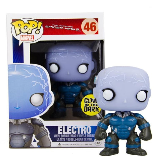 Funko Pop! Vinyl: Marvel The Amazing Spiderman 2 - Electro (Glows in the Dark) #46