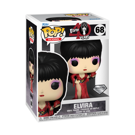 Funko Pop! Icons Elvira Diamond Glitter 68