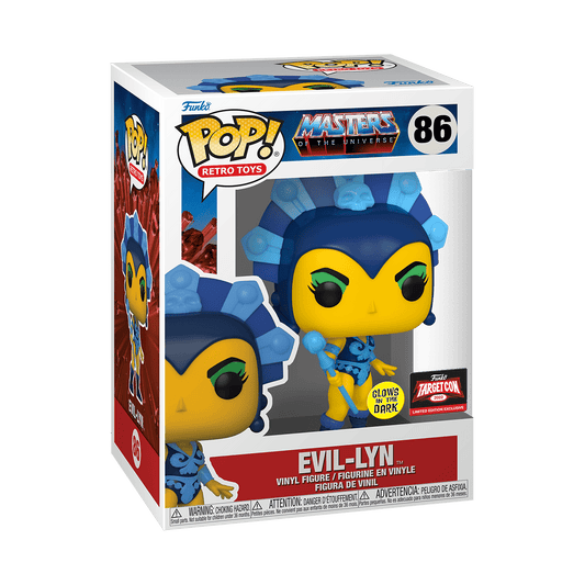 Masters of the Universe Evil-Lyn Pop! Vinyl Figure #86 Funko Glow Dark TargetCon