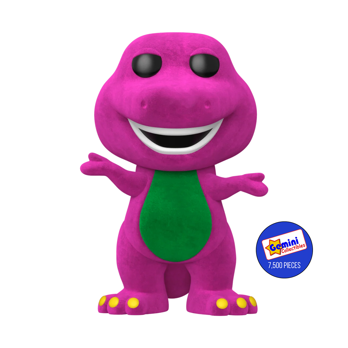 *PRE-ORDER* Funko Pop! Vinyl: Barney The Dinosaur - Barney Flocked Gemini Collectibles Exclusive