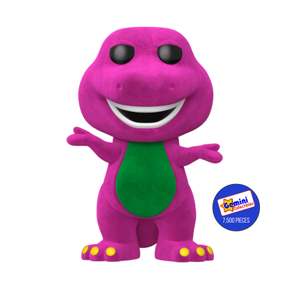 *PRE-ORDER* Funko Pop! Vinyl: Barney The Dinosaur - Barney Flocked Gemini Collectibles Exclusive