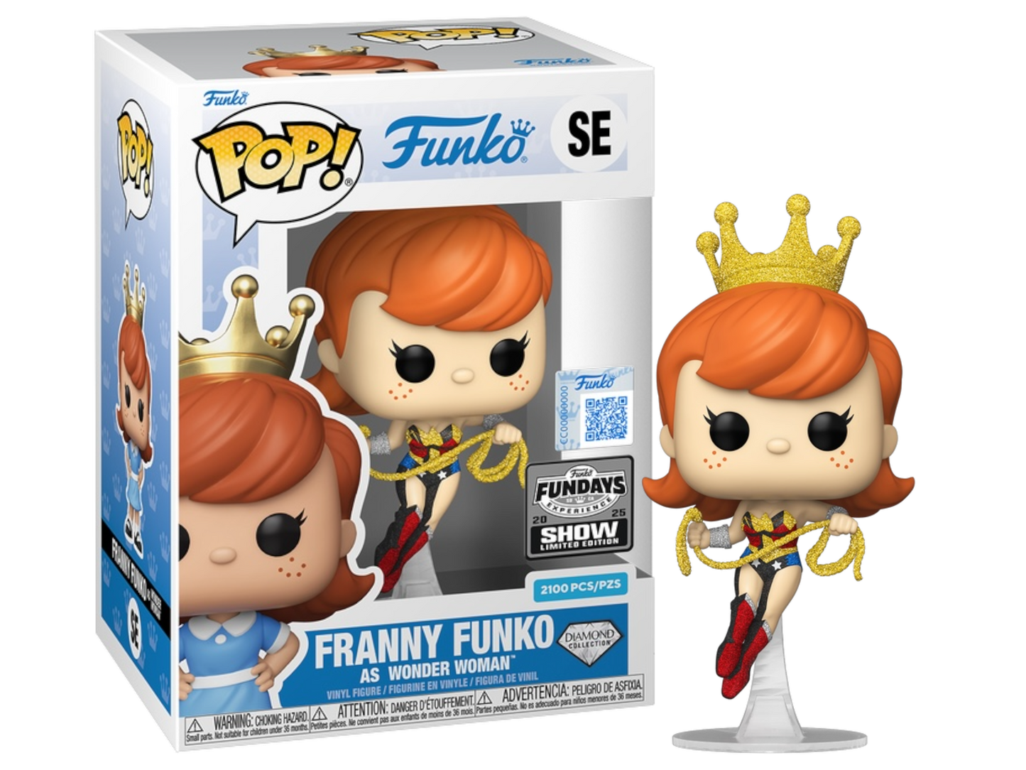 Funko Pop Franny As Wonder Woman Fundays 2025 Diamond LE 2100