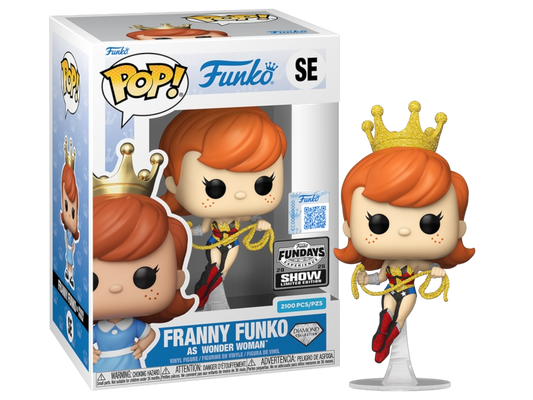 Funko Pop Franny As Wonder Woman Fundays 2025 Diamond LE 2100