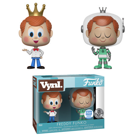 Freddy Funko Vynl Figure 2 Pack Spaceman 20th Anniversary Limited Edition 3000