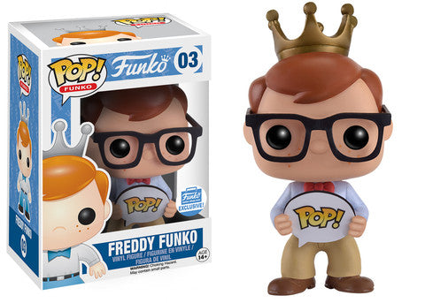 Funko Pop Freddy Hipster Funko Shop Exclusive (Nerdy Glasses) #03