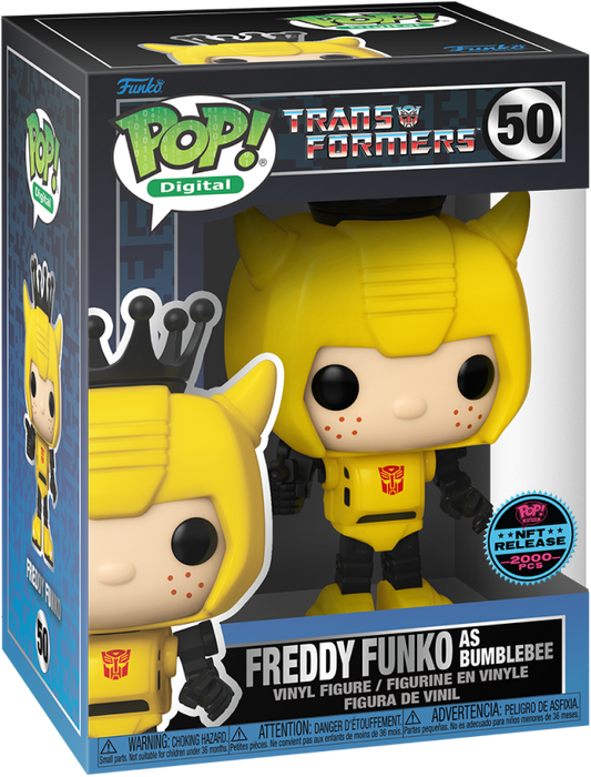 Funko Pop! Vinyl: Transformers - Freddy Funko as Bumblebee (Digital Pop!) #50