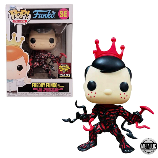 Funko Pop! Freddy Funko As Carnage Metallic SE 2022 Fundays LE 2000