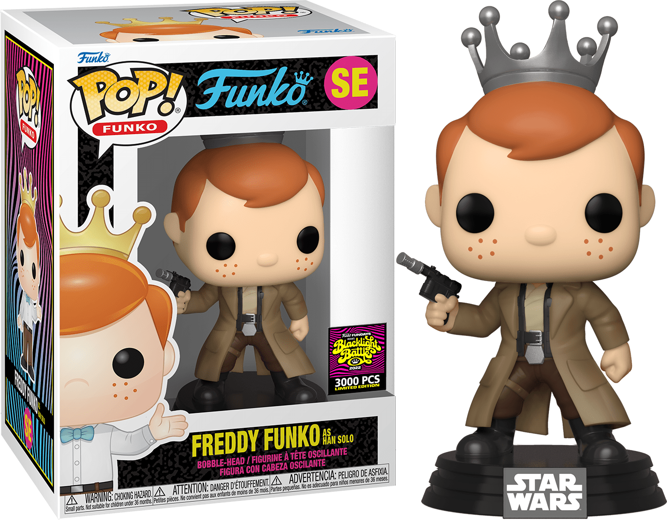 Funko Pop! Freddy Funko as Han Solo SE Box of Fun 2022 LE3000