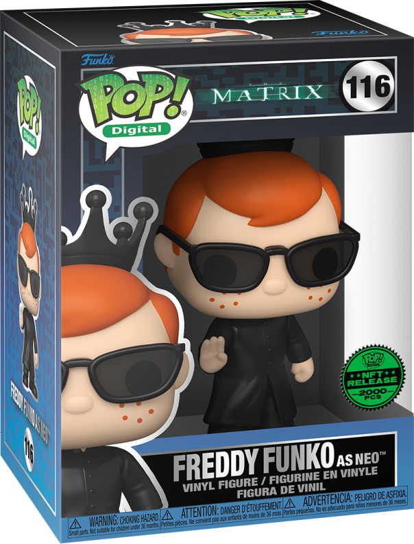 Funko Pop! Vinyl: The Matrix Freddy Funko as Neo #116 Digital LE2000