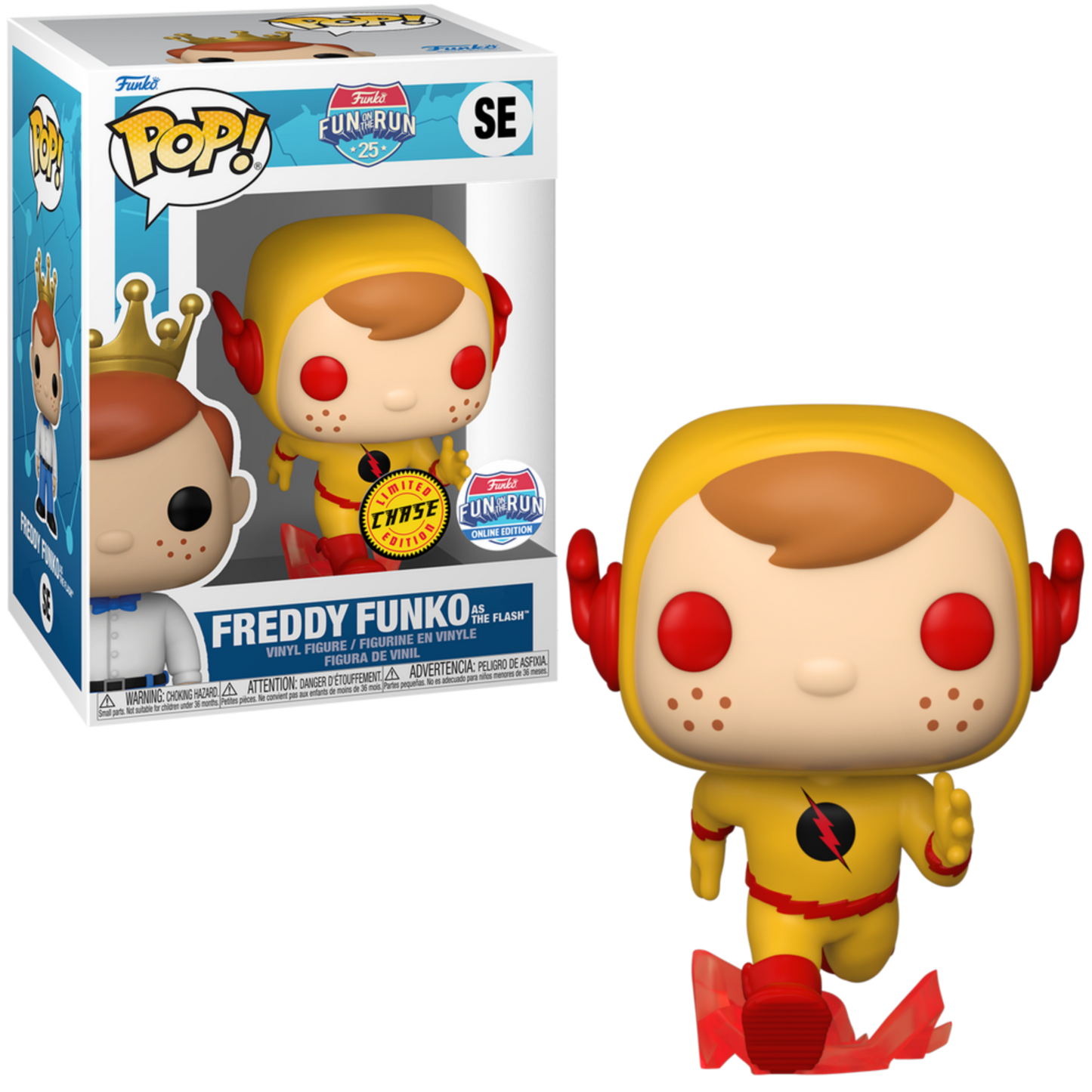 Funko Pop! Freddy Funko as The Flash SE Funko Fun On The Run (Chase)