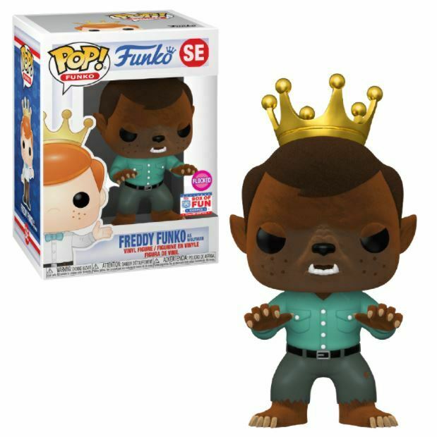 Funko Pop! Freddy Funko As Wolfman Flocked 2021 Box of Fun LE 1000 PCS