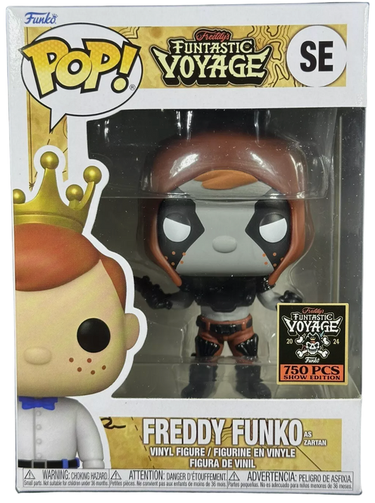 FUNTASTIC VOYAGE 2024 FUNKO FUNDAYS POP! FREDDY AS ZARTAN LE 750 PCS