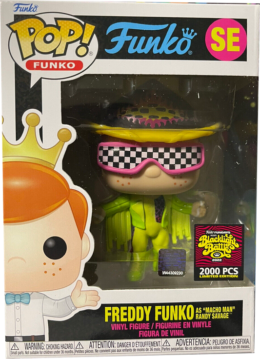 Funko Pop! Freddy Funko As Macho Man Randy Savage - LE 2000 Fundays 2022