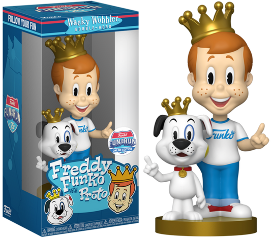 Freddy Funko & Proto-Fun On The Run Funko Shop Exclusive wacky wobbler