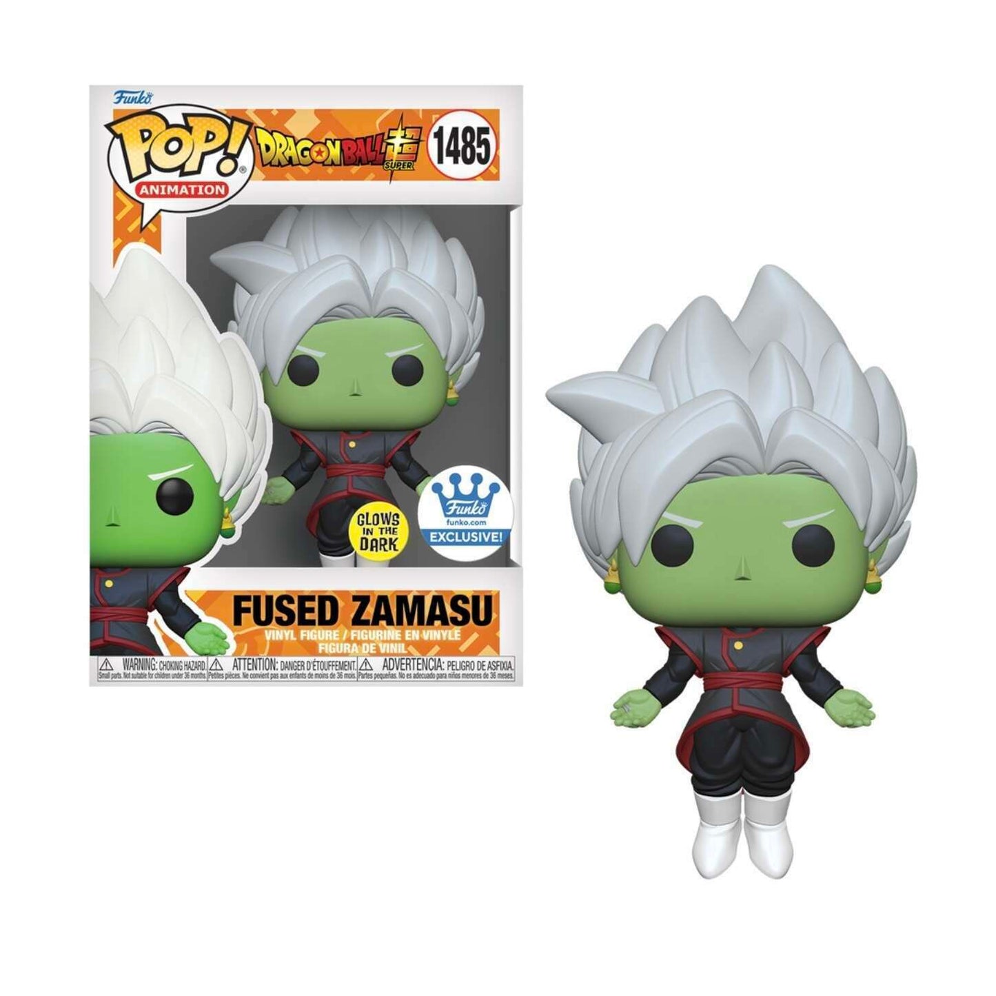 Funko Pop! Dragon Ball Fused Zamasu 1485 Glow Funko Shop Exclusive