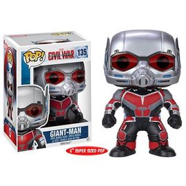 FUNKO POP! MARVEL CAPT AMERICA CIVIL WAR 6 INCH BOBBLEHEAD GIANT-MAN #135